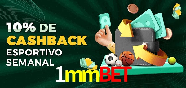 10% de bônus de cashback na 1mmbet