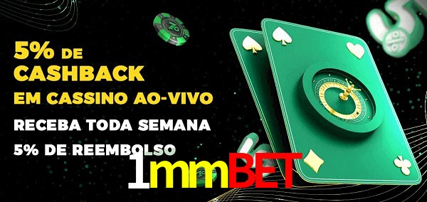 Promoções do cassino ao Vivo 1mmbet